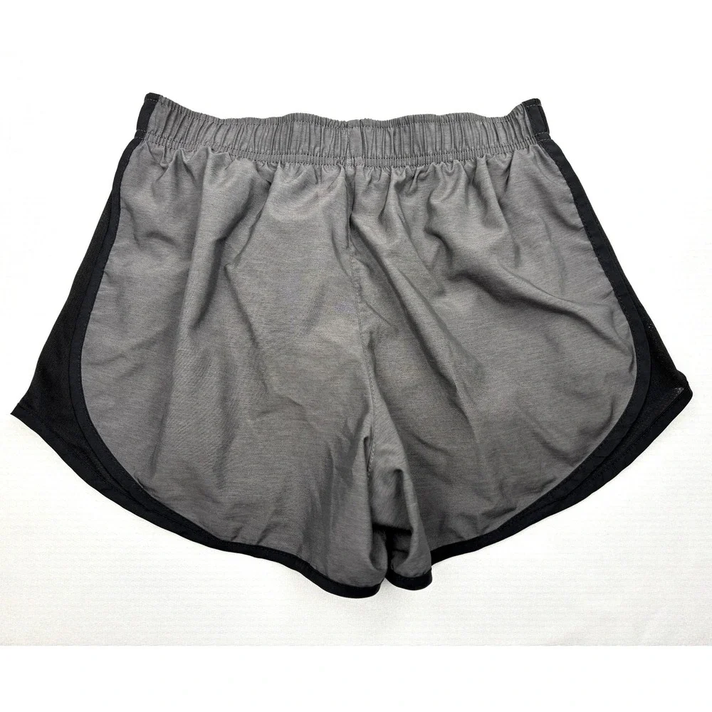 Nike Dri-FIT Tempo Running Shorts Womens Small Gray Black Mesh Athletic CU8890